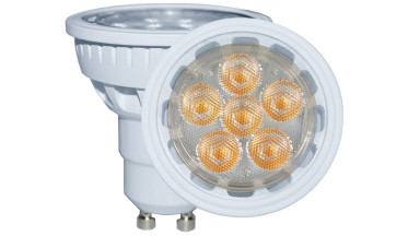 LED Bodová žárovka, 6W, MR10, Bílá