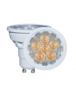 LED Bodová žárovka, 6W, GU10, Bílá