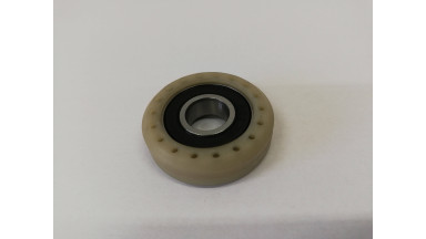 Plastové kolečko (rolna) s ložiskem 37,6mm